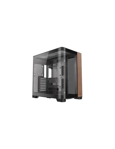 Antec C8 Curve Wood Full Tower Czarny, Przezroczysty, Drewno