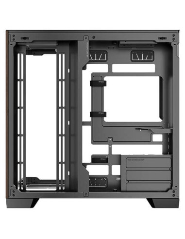 Antec C8 Curve Wood Full Tower Czarny, Przezroczysty, Drewno