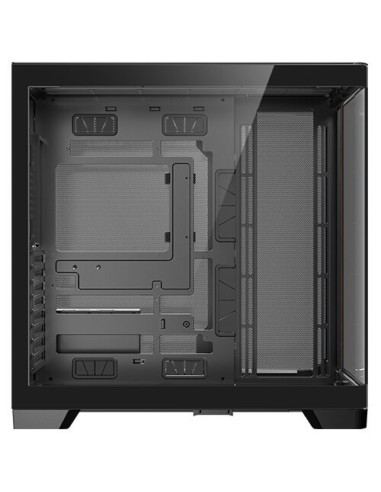 Antec C8 Curve Wood Full Tower Czarny, Przezroczysty, Drewno
