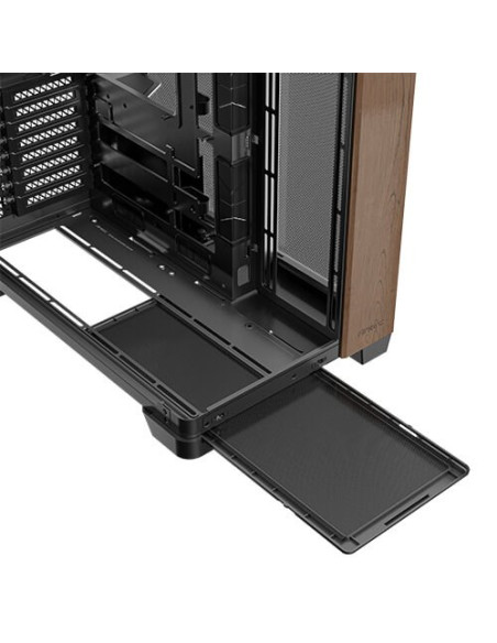 Antec C8 Curve Wood Full Tower Czarny, Przezroczysty, Drewno