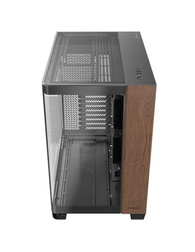 Antec C8 Curve Wood Full Tower Czarny, Przezroczysty, Drewno