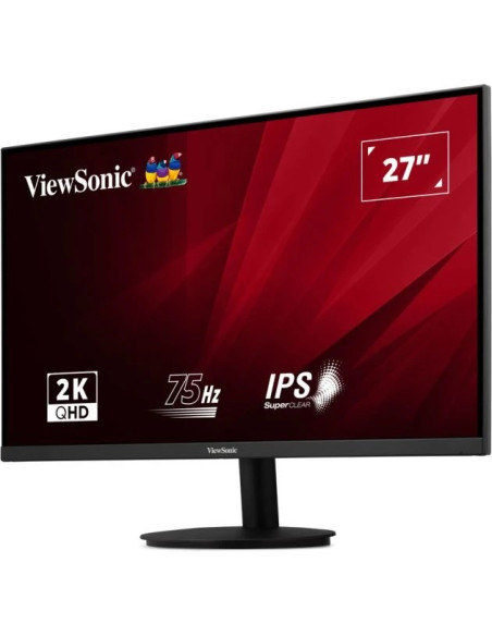 Viewsonic Va Va2708-2K-Hd-2 Monitor Komputerowy 68,6 Cm (27") 2560 X 1440 Px Quad Hd Led Czarny