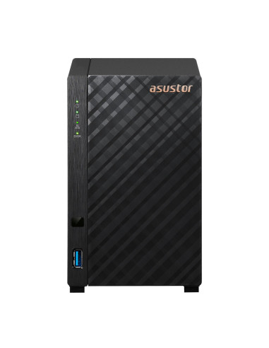 Asustor As1102Tl Serwer Danych Nas Mini Tower Realtek Rtd1619B 1 Gb Ddr4 0 Tb Adm Czarny