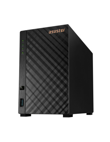 Asustor As1102Tl Serwer Danych Nas Mini Tower Realtek Rtd1619B 1 Gb Ddr4 0 Tb Adm Czarny