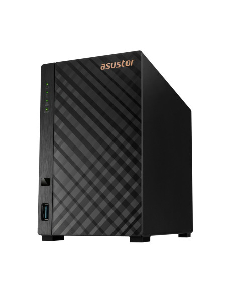 Asustor As1102Tl Serwer Danych Nas Mini Tower Realtek Rtd1619B 1 Gb Ddr4 0 Tb Adm Czarny