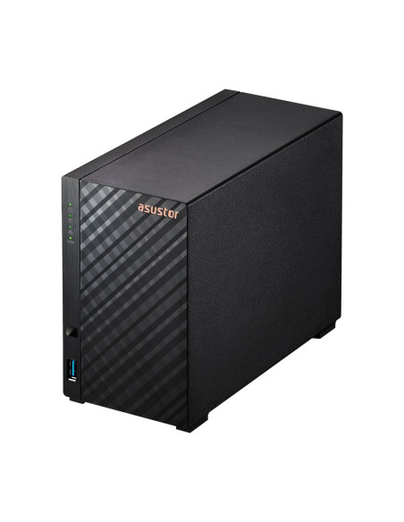 Asustor As1102Tl Serwer Danych Nas Mini Tower Realtek Rtd1619B 1 Gb Ddr4 0 Tb Adm Czarny