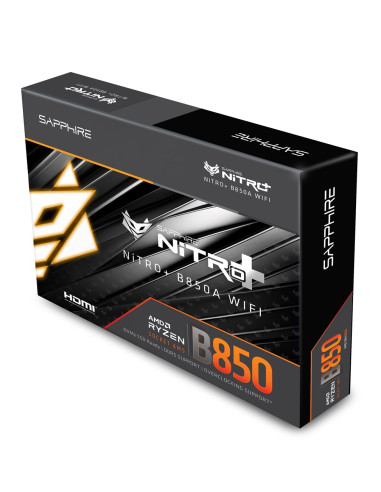 Sapphire Nitro+ B850A Wifi 7 Amd B850 Gniazdo Am5 Micro Atx