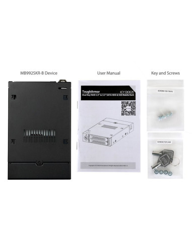 Płyta Montażowa Icydock 2X6,3Cm Satai-Iii W 1X3,5" Raid-Controlle