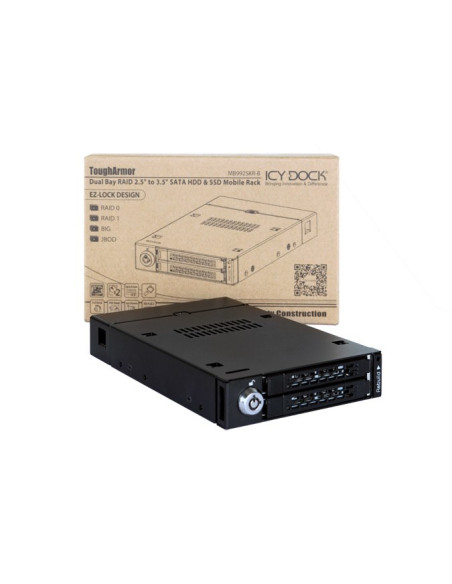 Płyta Montażowa Icydock 2X6,3Cm Satai-Iii W 1X3,5" Raid-Controlle