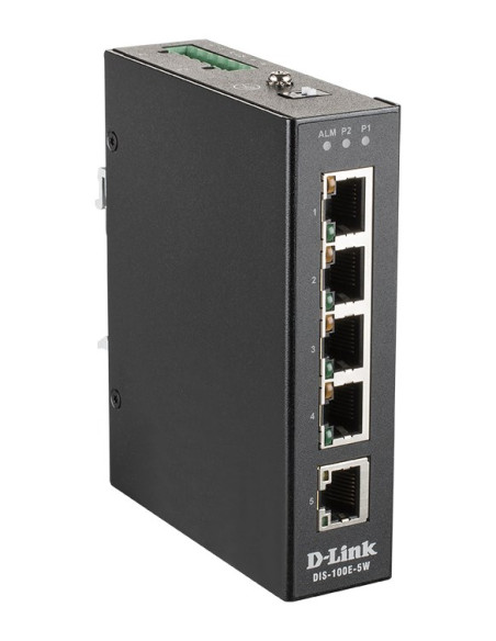 Dlink Dis-100E-5W 5-Port Unmanaged L2 Fast Eth. In