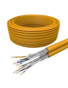 Kabel Draka Duplex Uc900 Hs23, Cat 7, S/Ftp, Pimf, Pomarańczowy, 100 M Ring