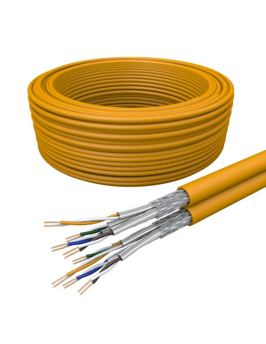 Kabel Draka Duplex Uc900 Hs23, Cat 7, S/Ftp, Pimf, Pomarańczowy, 100 M Ring