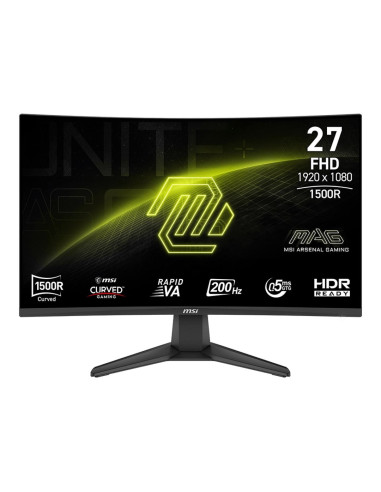 Msi Mag 276Cf E20 Monitor Komputerowy 68,6 Cm (27") 1920 X 1080 Px Full Hd Lcd Czarny