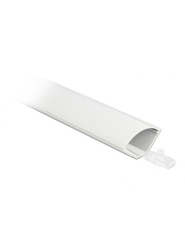 Delock Korytko Kablowe, Kątowe 43 X 23 Mm - Długość 1 M Białe