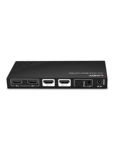 Lindy 38313 Przełącznik Macierzy Przełącznik Matrycowy Av 6,2 W