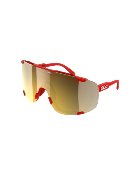Okulary Rowerowe Poc Devour Czerwone Cat 2 - Tu