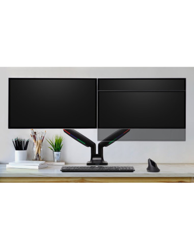 Kensington Podwójne Ramię Smartfit One-Touch Do Monitora, Z Regulacją Wysokości