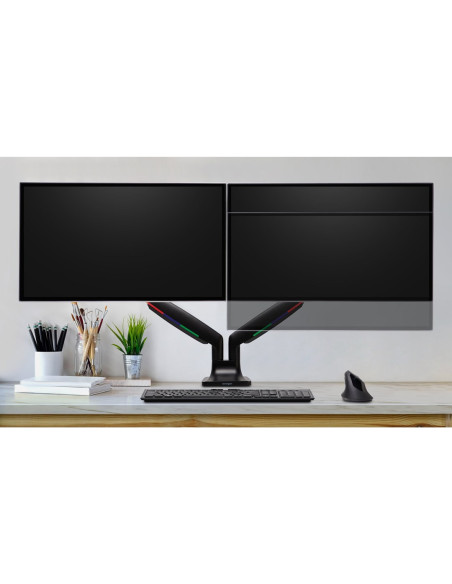 Kensington Podwójne Ramię Smartfit One-Touch Do Monitora, Z Regulacją Wysokości