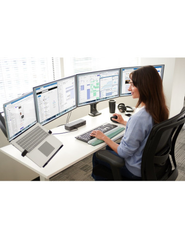 Kensington Podwójne Ramię Smartfit One-Touch Do Monitora, Z Regulacją Wysokości