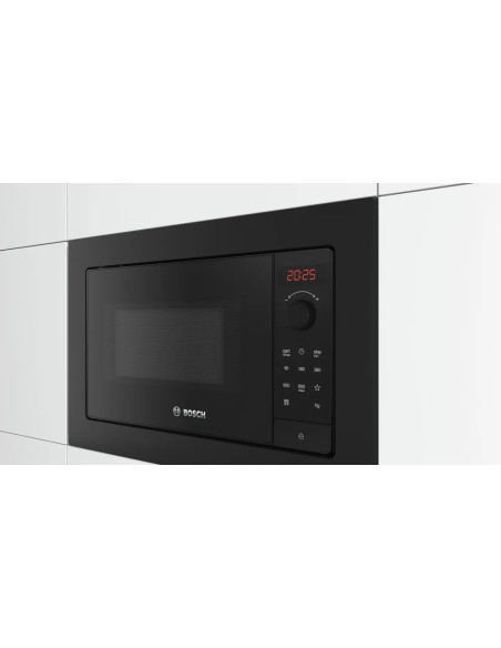 Kuchenka Mikrofalowa Do Zabudowy Bosch Bfl623Mb4 Czarna, Autopilot 7, Asystent Czyszczenia