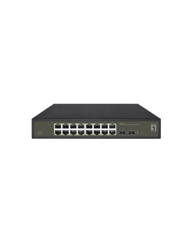 Levelone Hilbert 18-Portowy Gigabitowy Przełącznik Smart Lite - 16 X Gigabit Rj45 - 2 X Gigabit Sfp