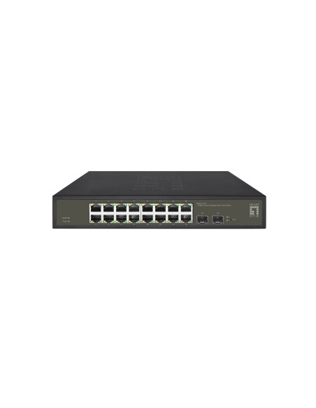 Levelone Hilbert 18-Portowy Gigabitowy Przełącznik Smart Lite - 16 X Gigabit Rj45 - 2 X Gigabit Sfp