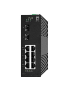 Levelone Igs-2110 Przełącznik Sieciowy Zarządzany L2 Gigabit Ethernet (10/100/1000) Czarny