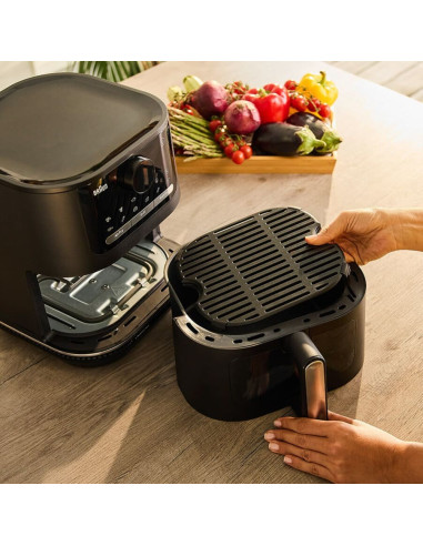 Braun Hf 5075 Pojedyńczy Autonomiczny 2000 W Frytkownica Na Gorące Powietrze Czarny, Szary