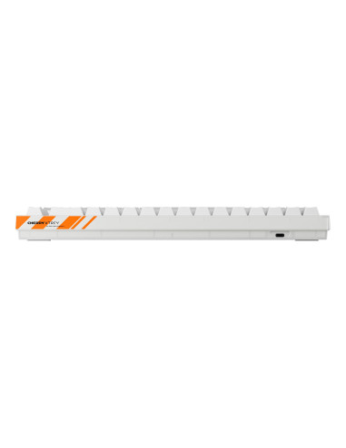 Cherry K5 Pro Tmr Compact Klawiatura Gaming Usb Qwertz Niemiecki Pomarańczowy, Biały