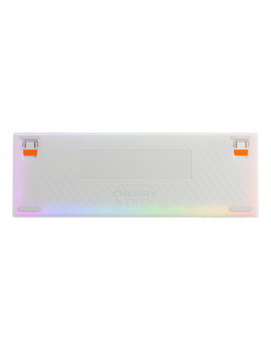 Cherry K5 Pro Tmr Compact Klawiatura Gaming Usb Qwertz Niemiecki Pomarańczowy, Biały