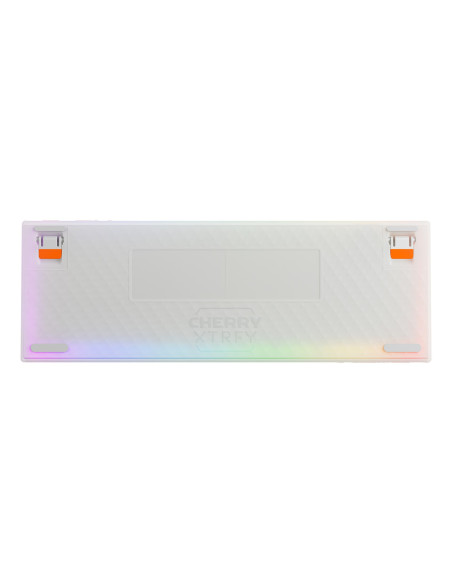 Cherry K5 Pro Tmr Compact Klawiatura Gaming Usb Qwertz Niemiecki Pomarańczowy, Biały