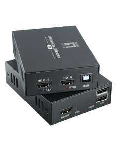 Levelone Hve-8111 Przedłużacz Av Nadajnik I Odbiornik Av Czarny
