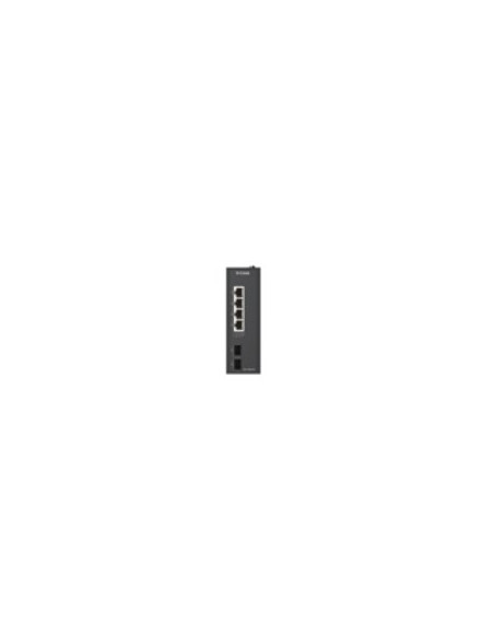 D-Link Dis-100G-06 Przełącznik Sieciowy Nie Zarządzany L2 Gigabit Ethernet (10/100/1000) Din Rail Czarny