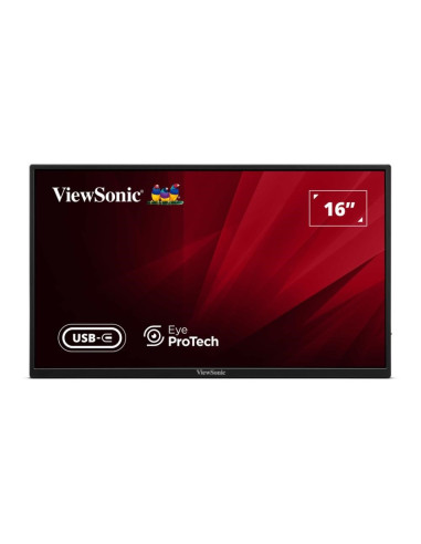 Viewsonic Va1650 Monitor Komputerowy 40,6 Cm (16") 1920 X 1080 Px Full Hd Led Czarny