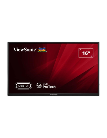 Viewsonic Va1650 Monitor Komputerowy 40,6 Cm (16") 1920 X 1080 Px Full Hd Led Czarny