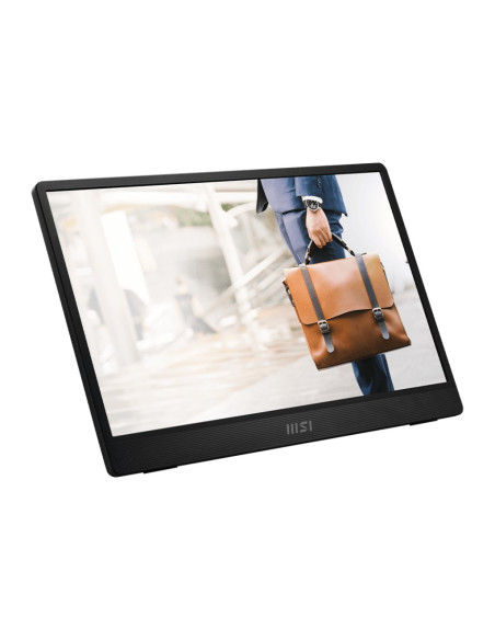 Msi Pro Mp161De E2 Monitor Komputerowy 39,6 Cm (15.6") 1920 X 1080 Px Full Hd Led Czarny