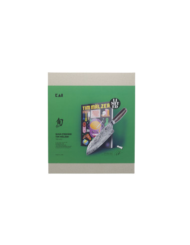 Nóż Kai Europe Shun Premier Tdm-W23 Tim Mälzer Santoku + Książka Kucharska