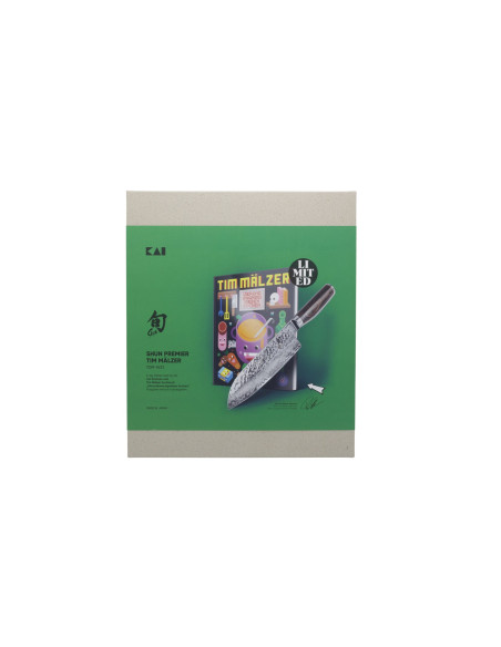 Nóż Kai Europe Shun Premier Tdm-W23 Tim Mälzer Santoku + Książka Kucharska