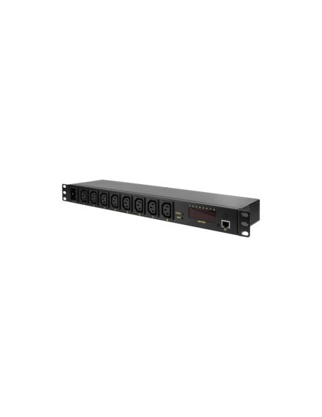 Logilink Pdu8P01 Rozdzielacz Zasilania Pdu 8 X Gniazdo Sieciowe 1U Czarny