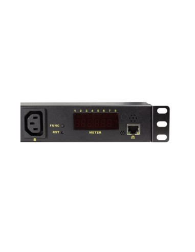 Logilink Pdu8P01 Rozdzielacz Zasilania Pdu 8 X Gniazdo Sieciowe 1U Czarny
