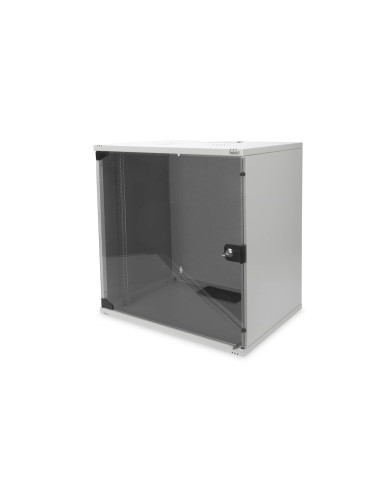 Digitus Szafa Sieciowa Wisząca 19" 12U Rack 540X400, Drzwi Szyba, Szary, Niedzielona, Niezłożona, 60Kg