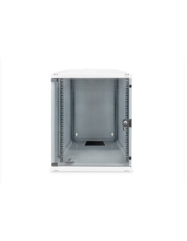 Digitus Szafa Sieciowa Wisząca 19" 12U Rack 540X400, Drzwi Szyba, Szary, Niedzielona, Niezłożona, 60Kg