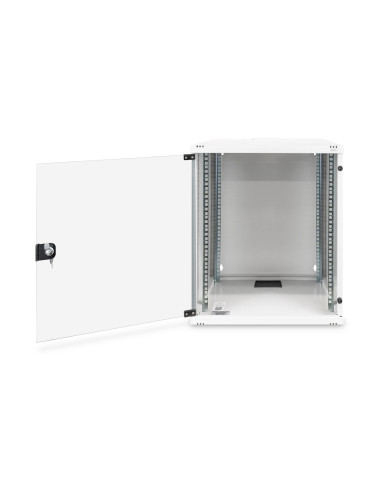 Digitus Szafa Sieciowa Wisząca 19" 12U Rack 540X400, Drzwi Szyba, Szary, Niedzielona, Niezłożona, 60Kg