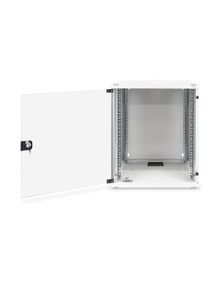 Digitus Szafa Sieciowa Wisząca 19" 12U Rack 540X400, Drzwi Szyba, Szary, Niedzielona, Niezłożona, 60Kg