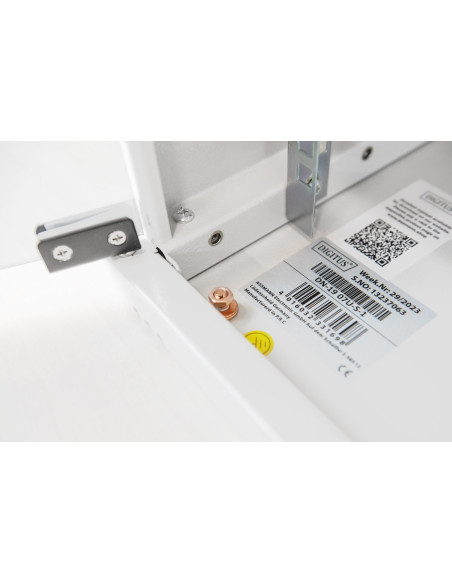 Digitus Szafa Sieciowa Wisząca 19" 12U Rack 540X400, Drzwi Szyba, Szary, Niedzielona, Niezłożona, 60Kg