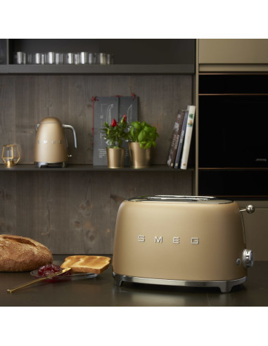Smeg Tsf01Chmeu Toster 6 2 Kaw. 950 W Szampański