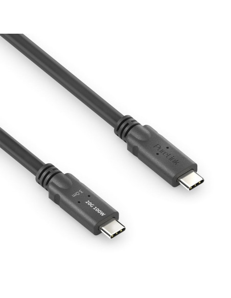 Purelink Pi6600-030 Kabel Usb Usb4 Gen 2X2 3 M Usb C 20 Gbit/S 100 W Czarny