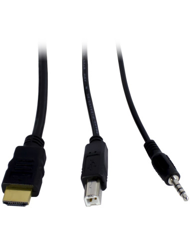 Inter-Tech As-42Ha Hdmi Przełącznik Kvm Czarny