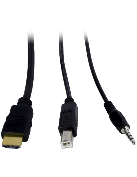 Inter-Tech As-42Ha Hdmi Przełącznik Kvm Czarny