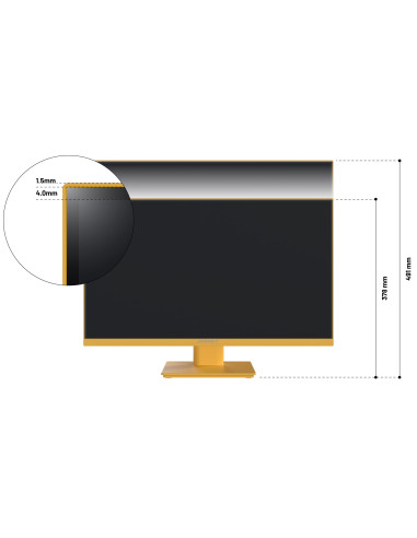 Monitor Japannext 60,5Cm Jn-I238Fhd120F-Hsp-Ye 16:9 Hdmi Żółty Fhd